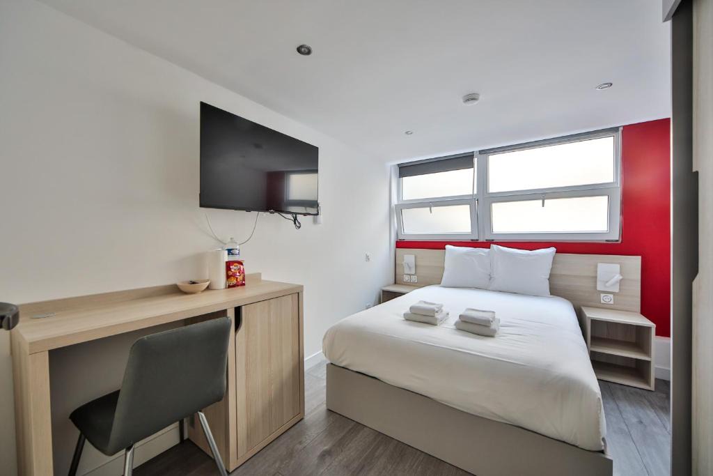 Charenton-le-Pont Apartment | 05.Chambre double#CoLiving#Loft#HomeCinema#fitness