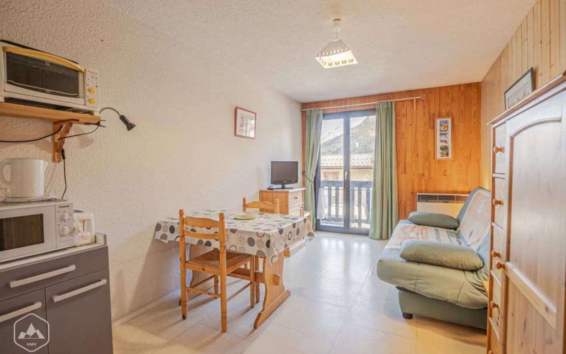 Aussois Apartment | 21 m² Studio flat ∙ 1 bedroom ∙ 2 guests