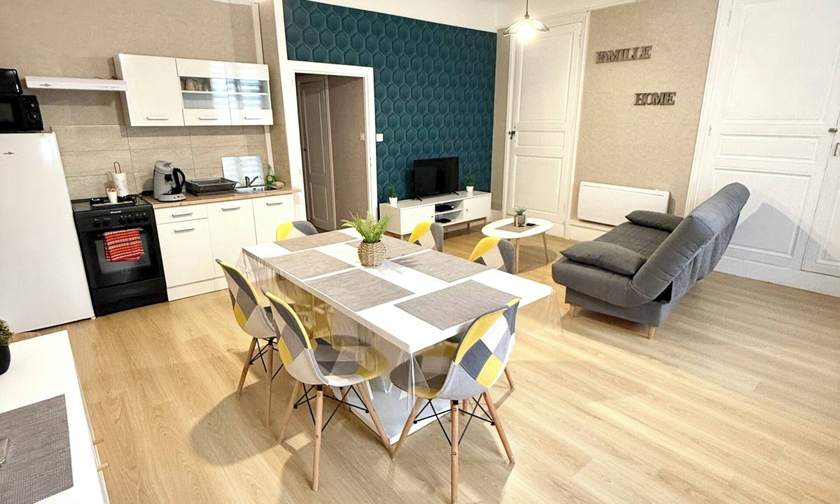 Saint-Laurent-sur-Saone Apartment | Apartment Le Rétro (2 Bedrooms)