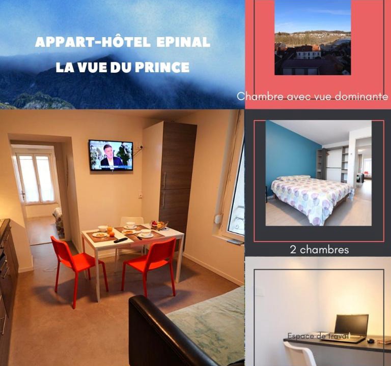 Epinal Apartment | Appart-Hôtel La Vue du Prince au 2G-4 couchages