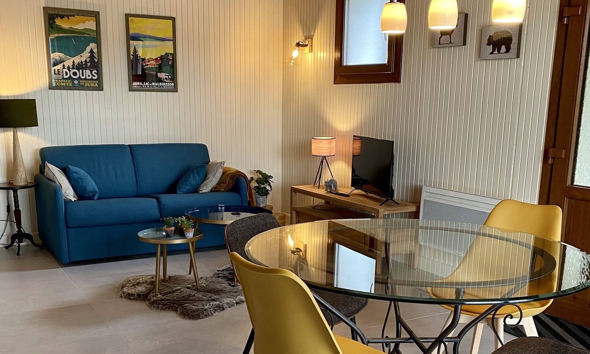 Les Grangettes Apartment | Appartement RDC vue lac saint point