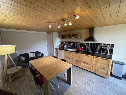 Saint-Jacques-des-Blats Apartment | Bel appartement duplex proche des pistes avec balcon et parking - FR-1-787-16