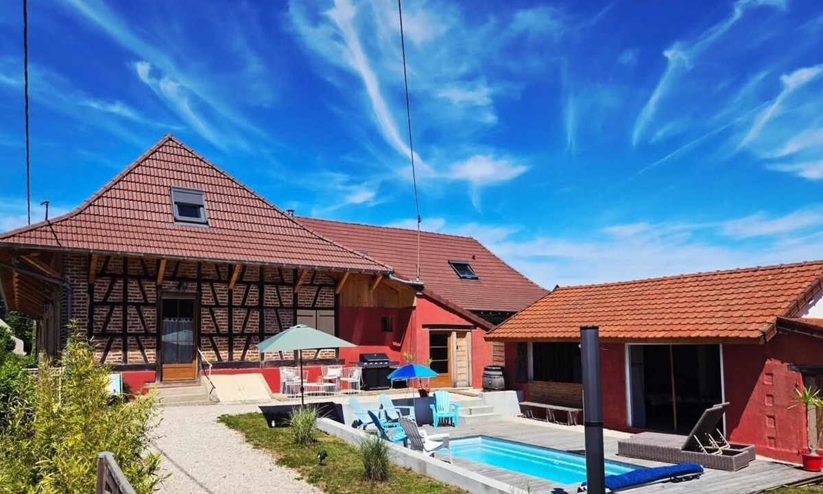 La Chapelle-Saint-Sauveur House | Côté Piscine - LA CHAPELLE SAINT SAUVEUR
