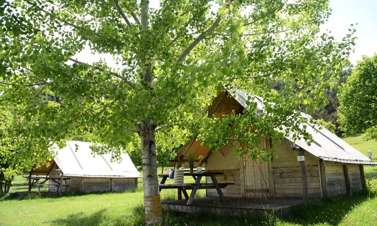 Lus-la-Croix-Haute House | Camping Champ la Chèvre* - Edelweiss cabin (without toilets) 4 people