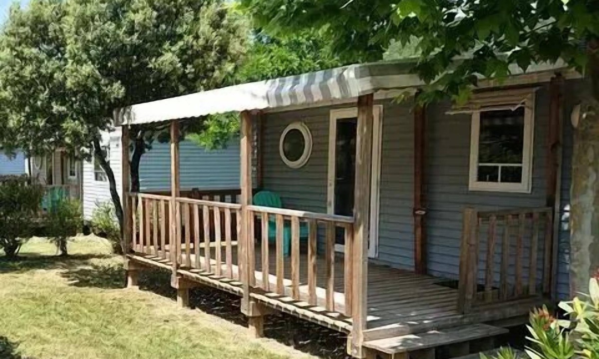 Saint-Maurice-d'Ibie House | Camping Le Sous Bois * - Mobilhome for 6 People