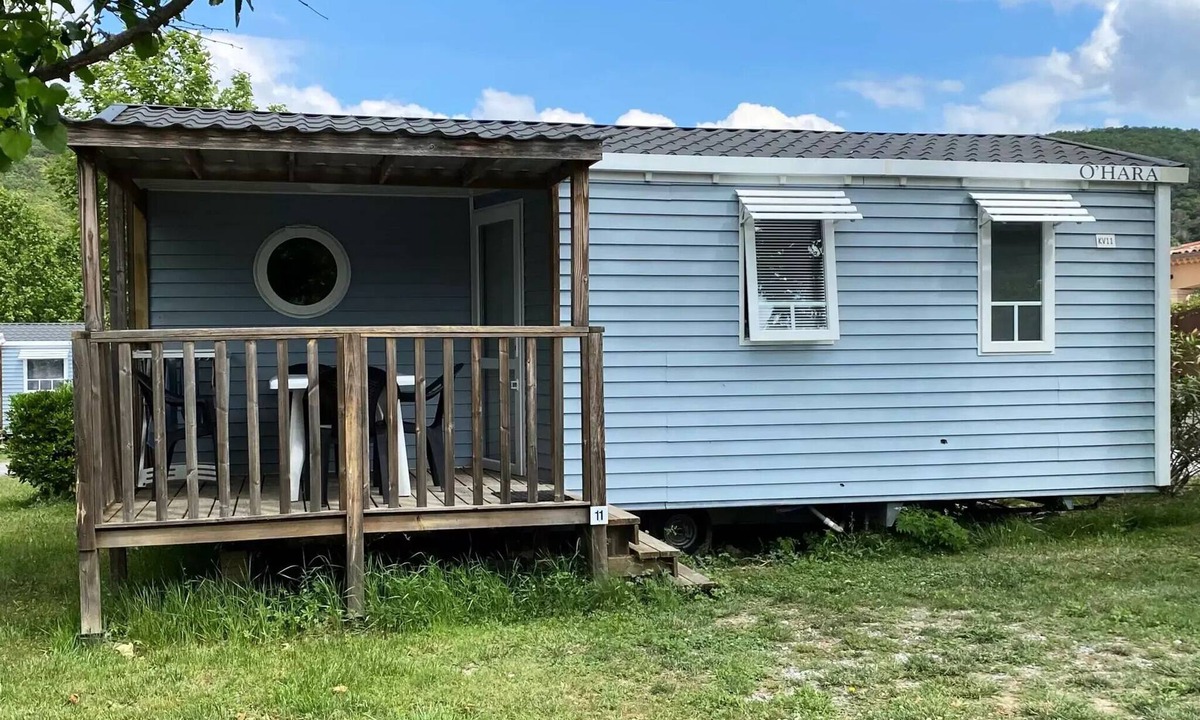 Saint-Maurice-d'Ibie House | Camping Le Sous Bois * - Mobile home IBIE 3 rooms 4 people