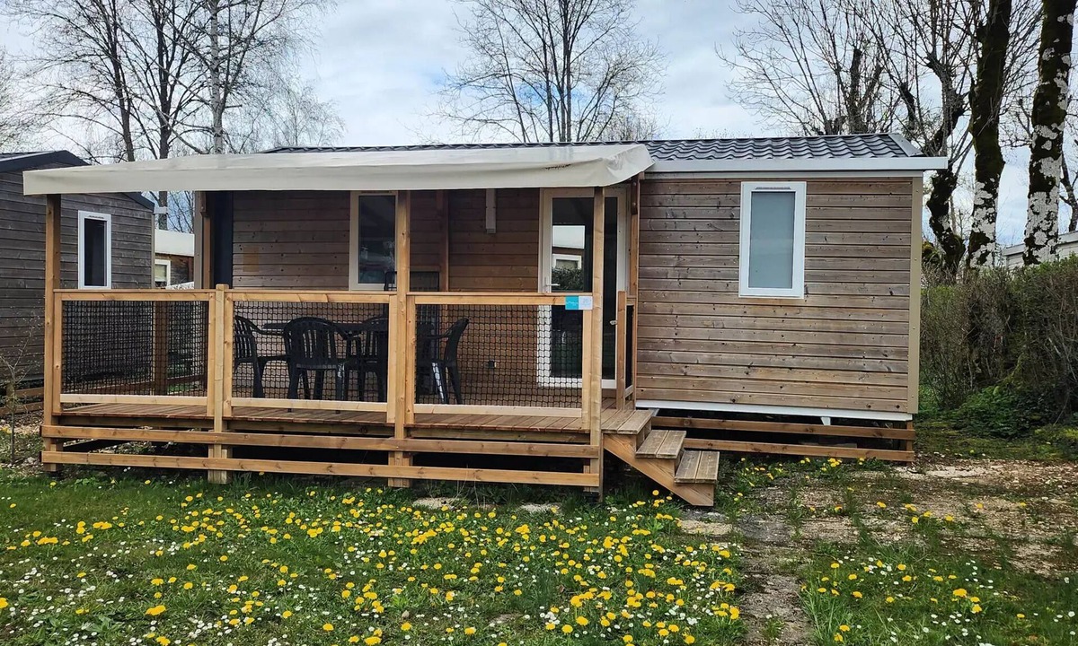 Pont-de-Poitte House | Camping Les Pêcheurs* - Mobil home Confort Plus 3 rooms 5 people Air-conditioned