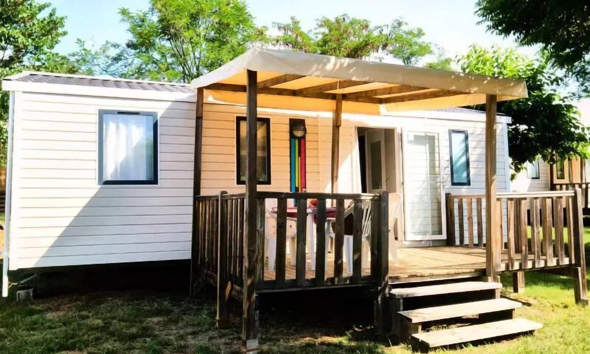 Lussas House | Camping maeva Escapades Ludo Parc * - Cozy 4 Room Mobile Home 6 People Air Conditioned