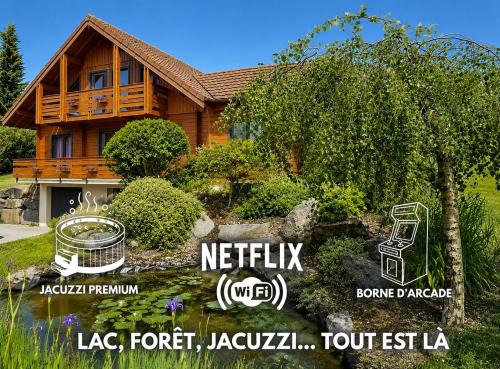 Le Syndicat Ski Chalet | Chalet des Reves vosgiens premium avec Jacuzzi, brasero, borne d'arcade 3000 jeux et pistes de ski à 10 minutes