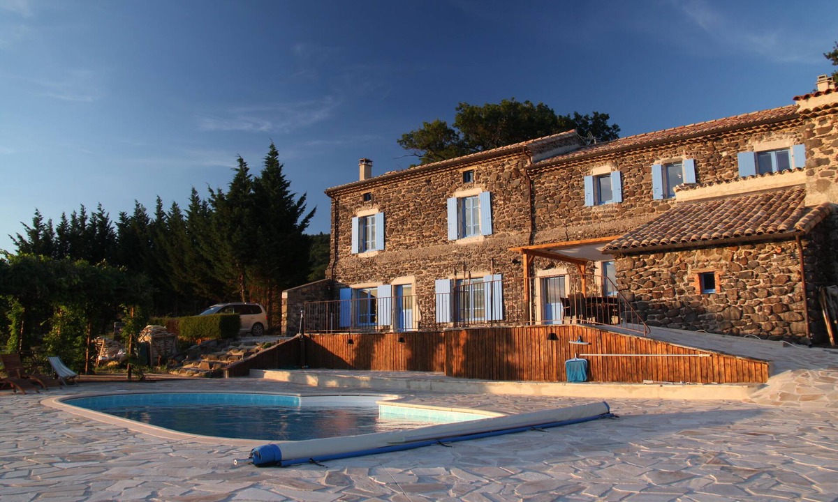 Saint-Laurent-sous-Coiron House | Country tranquility: 400 years old, 6 bedrooms, sleeps 16, pool/sauna/jacuzzi