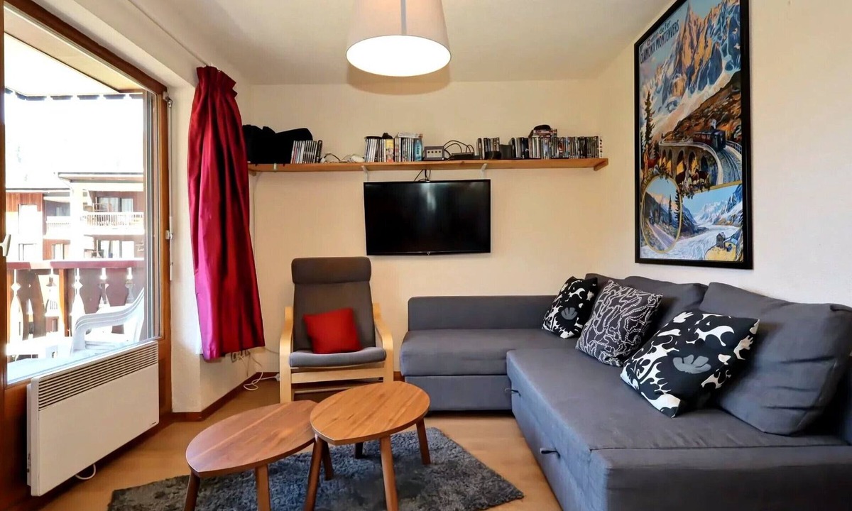 Les Houches Apartment | Cozy 2-room apartment for 4 people, Les Houches center