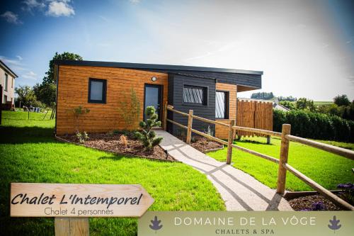 Paroisse Saint-Walburge Cabin | Domaine de la vôge & chalets et spa