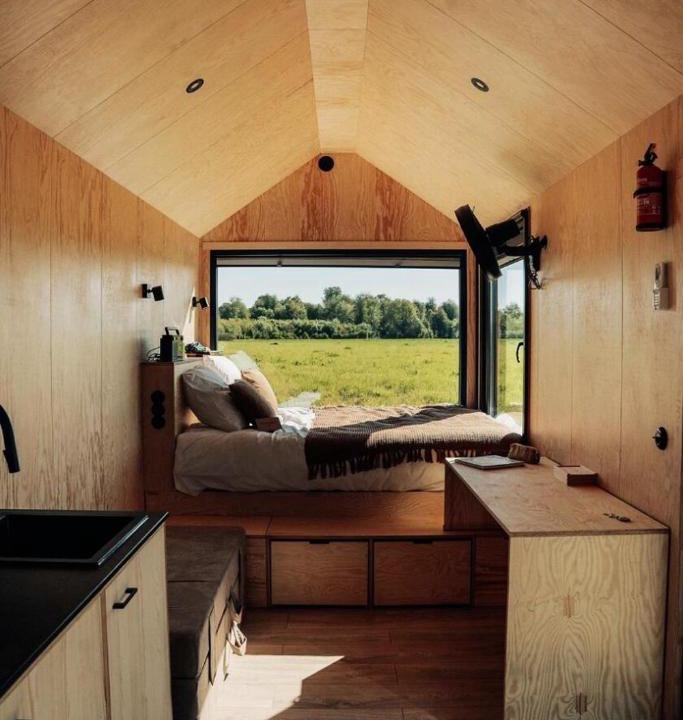 Franxault Cabin | Essards - Parcel Tiny House - Tiny House près des chevaux en Bourgogne, à 1H50 de Lyon MAE-1213