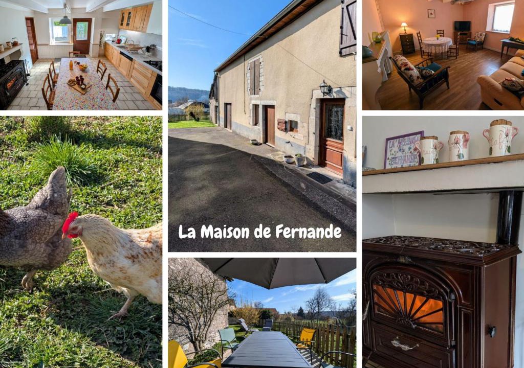 Gourgeon House | Gîte familial rénové avec jardin au cœur de la Vallée de la Saône - FR-1-583-467