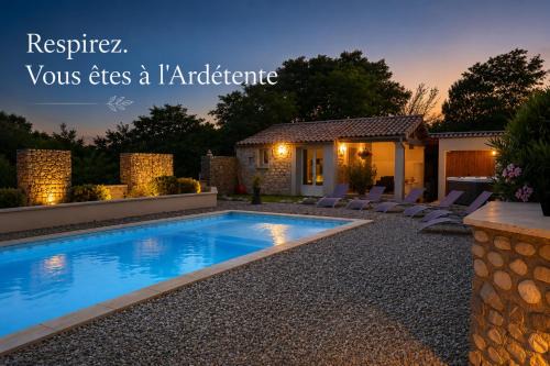 Lussas House | Gîte le cosy, Piscine et SPA en Ardèche, Adults only
