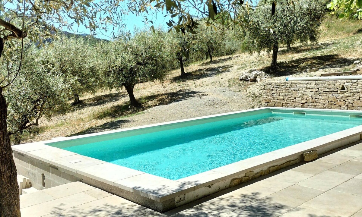 Aubres House | Gîte de Maric: Among Olive Trees with Pool, Stunning Mountain Views