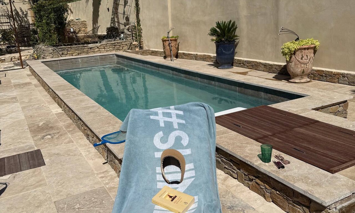 Violes Apartment | Gite in the Abtrus Vineyards at Mas Des Armouriers, with Pool