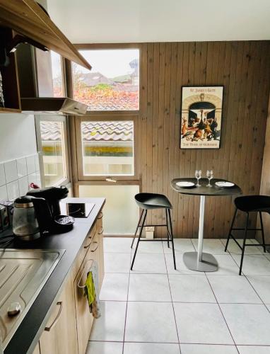 Rambervillers Apartment | Joli T1 Chez Doudou plein centre-ville au calme, vue jardin