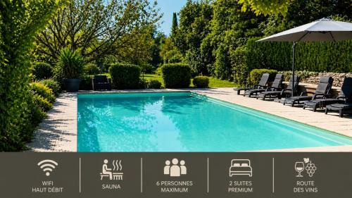 Aze Apartment | L'Atypik #Piscine #Sauna #Route des vins