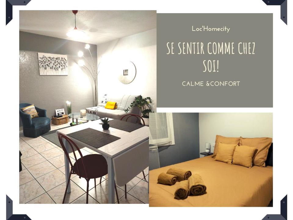Chanas Apartment | L'Escale à Chanas -sortie12 A7-2chambres-parking gratuit