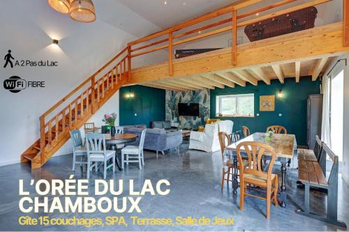 Saint-Martin-de-la-Mer House | L'Orée du Lac Chamboux, SPA, Salle de jeux, Séjour 80 m2, A 2 pas du Lac