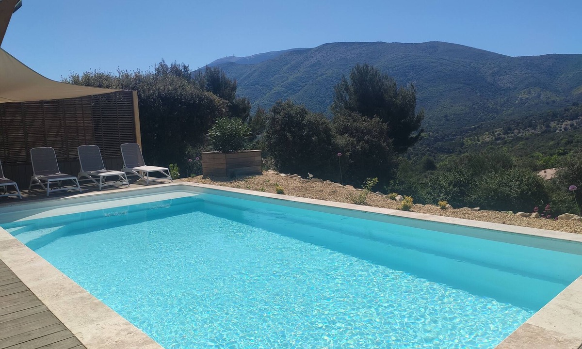 Mollans-sur-Ouveze House | La Bernardière, Comfort and exceptional views of Mont Ventoux (sleeps 10)