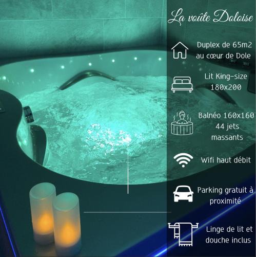 Paroisse Notre-Dame Apartment | La voute Doloise - Love room & spa