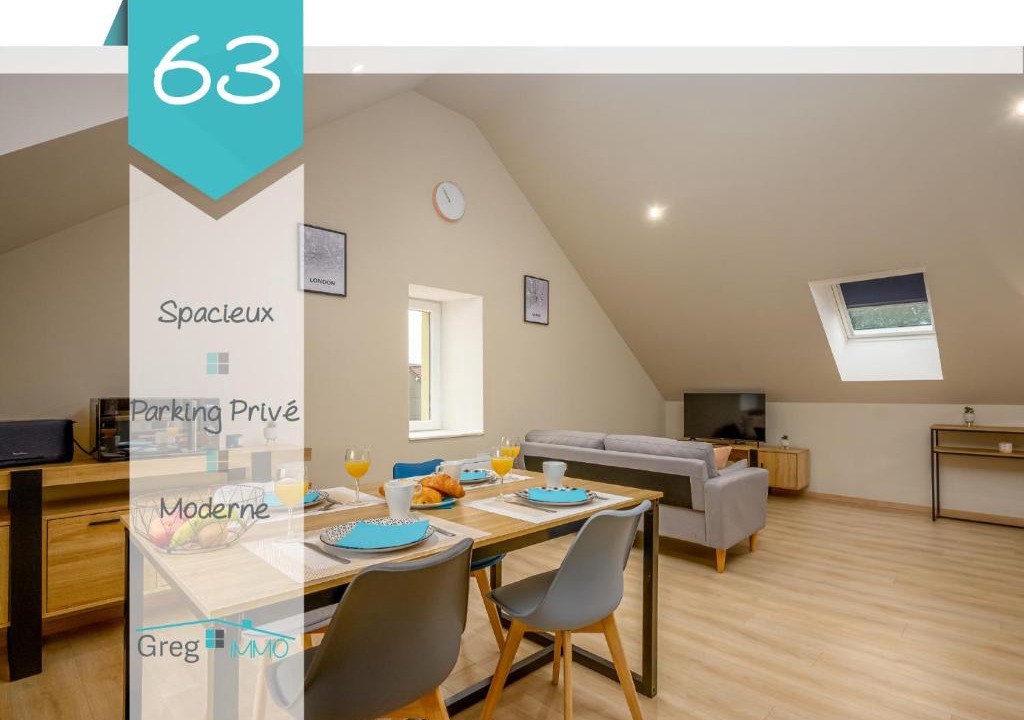 Vieux-Charmont Apartment | Le 63-Appart'Hôtel-GregIMMO
