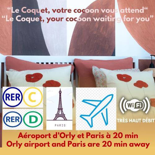 Juvisy-sur-Orge Apartment | Le coquet à 20min de Paris et de l'aéroport d'Orly