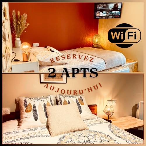 Feurs Apartment | Le Duo Forézien - 2 Apts au RDC côte à côte - Proche gare et centre - Wifi