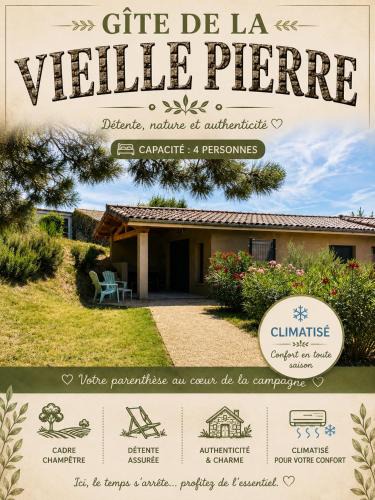 Allex House | Le gîte de la vieille pierre 'climatisé'