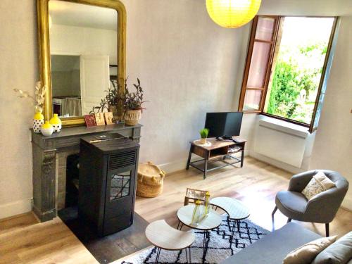Passenans Apartment | Le vigneron Au coeur des vignes à proximité des lacs et cascades lits faits à l'arrivée