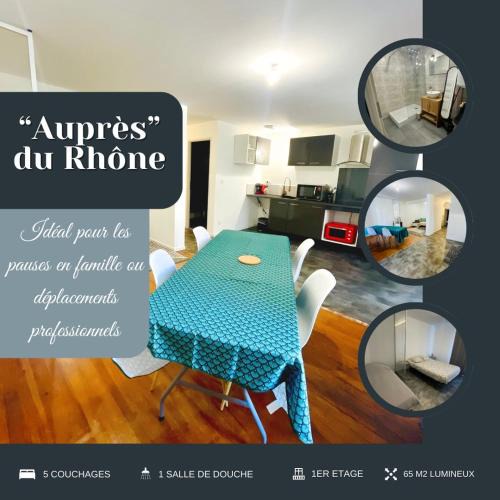 Saint-Vallier Apartment | Les Rives des Pénitents, Proche du Rhône, 5 couchages