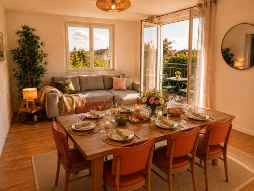 Paroisse Saint-Augustin-de-Chaux Apartment | Maison familiale avec Jardin clos pour 9 personnes proche Forêt