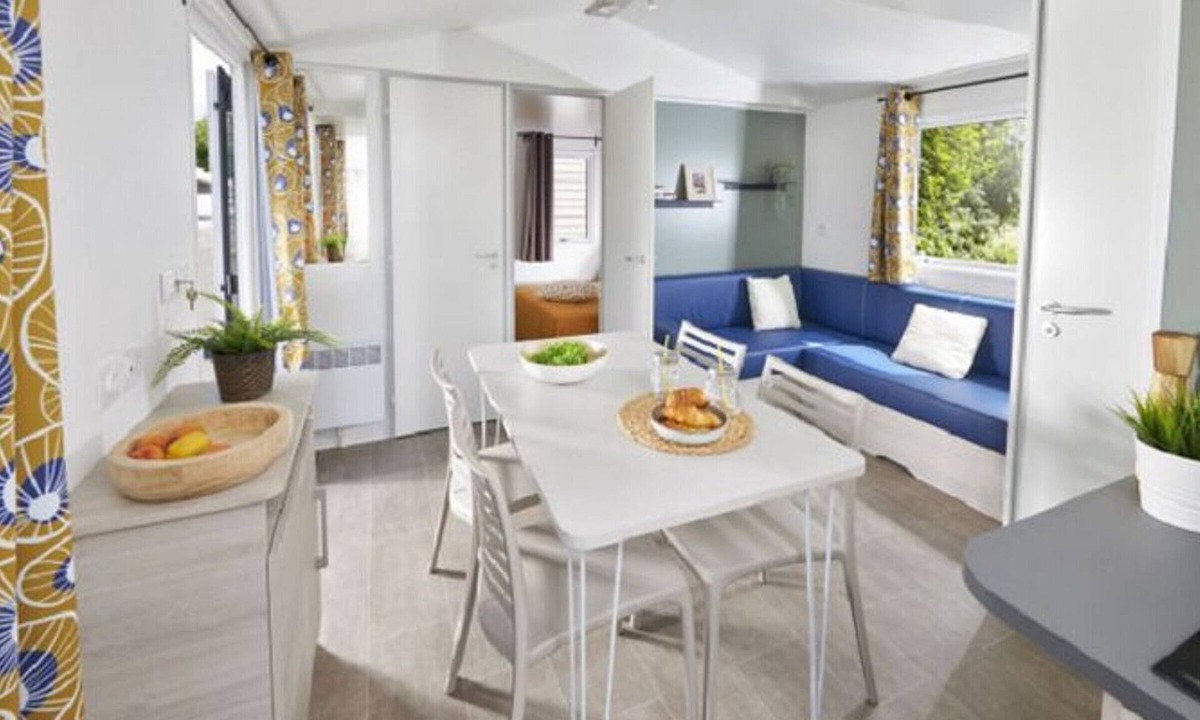 Saint-Maurice-d'Ibie House | Mobile Home with Terrace for 6 People in Ardèche