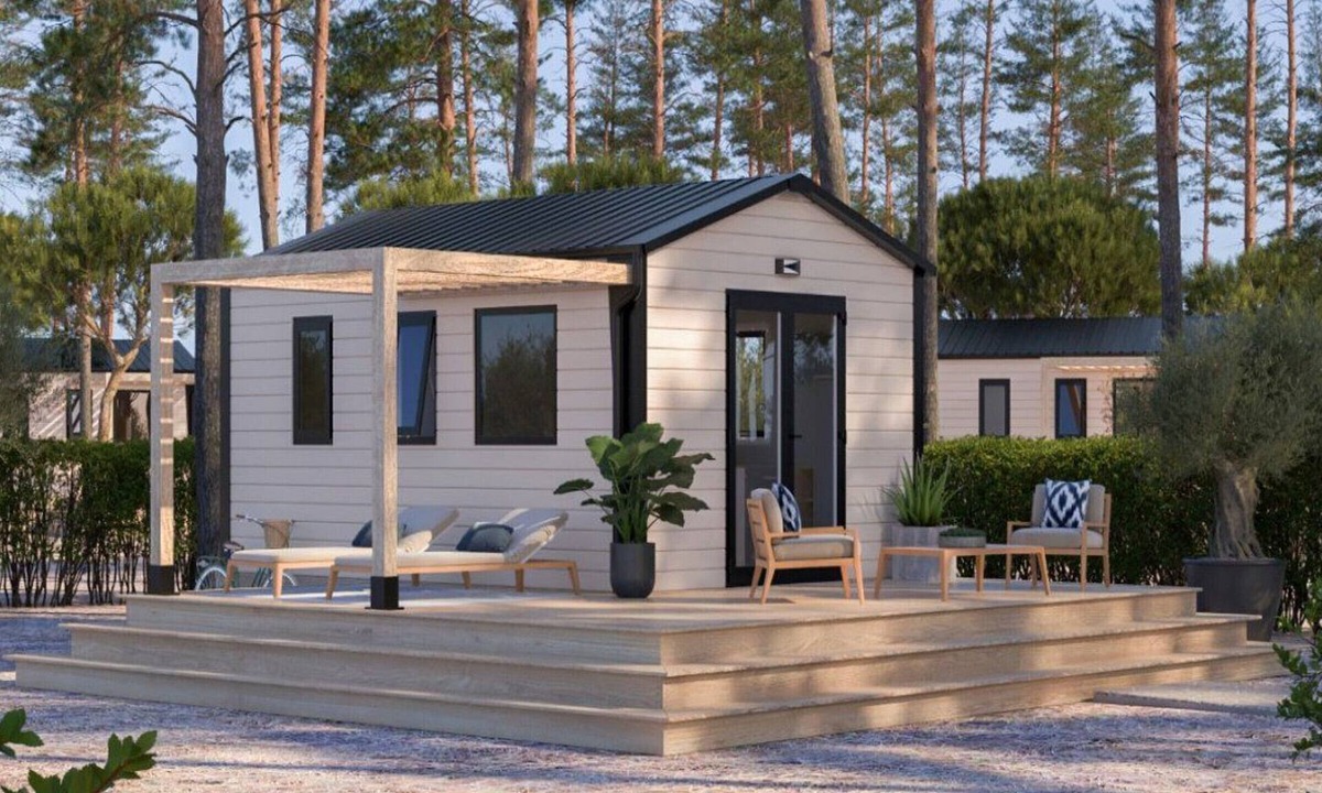 Le Grand Serre House | Mobile Home with Terrace for 2 People