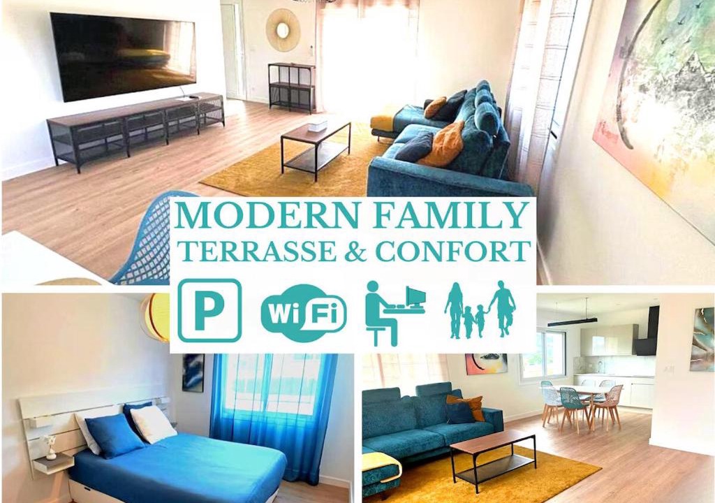 Saint-Clair-du-Rhone Apartment | Modern family with Pilat view - AC and Parking NEW