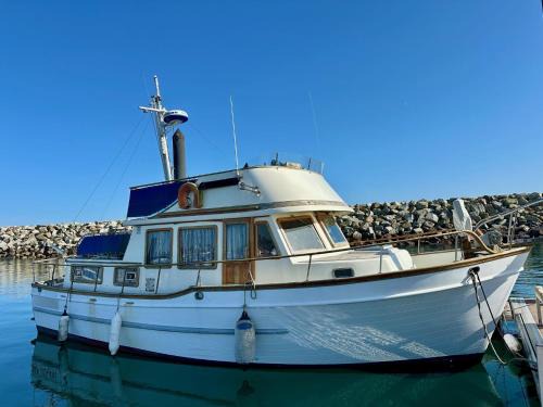 Les Roches-de-Condrieu Boat Rental | Nuit de quiétude sur un bateau et dans l'eau