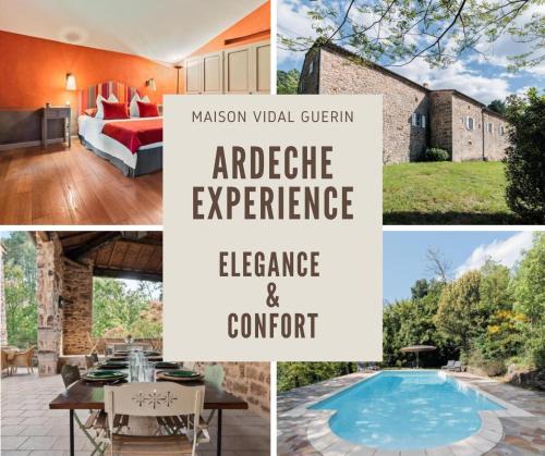 Ailhon House | OFFRE SPECIALE NOUVEL HEBERGEMENT ! BASTIDE AUTHENTIQUE & PRIVEE - Maison VIDAL GUERIN - 6 CHAMBRES - Charme Confort & Elegance - Piscine et BBQ - Services Maison Blondin