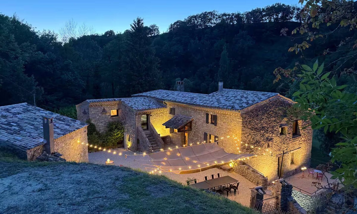 Truinas House | Old mill nestled in greenery in Drôme Provençale, hidden from view
