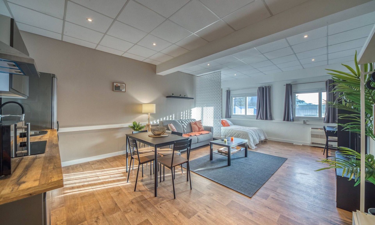 Saint-Martin-d'Heres Apartment | Premium T1 Bis – Cozy & Comfortable