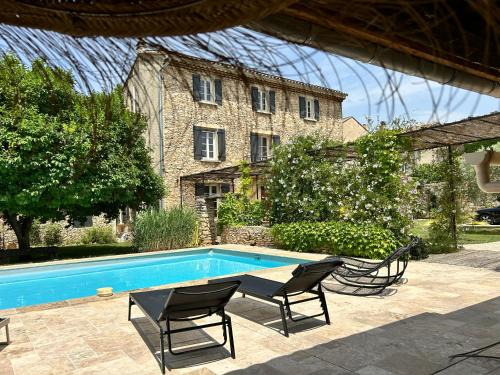 Villes-sur-Auzon Villa | Provenzalisches Landhaus Les Martinets am Fuße des Mont Ventoux