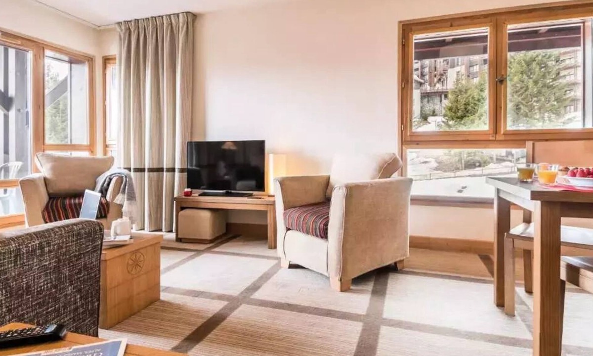 Flaine Apartment | Résidence Pierre & Vacances Premium Les Terrasses d'Eos ***** - Apartment 6 people - 2 bedrooms - Mountain view