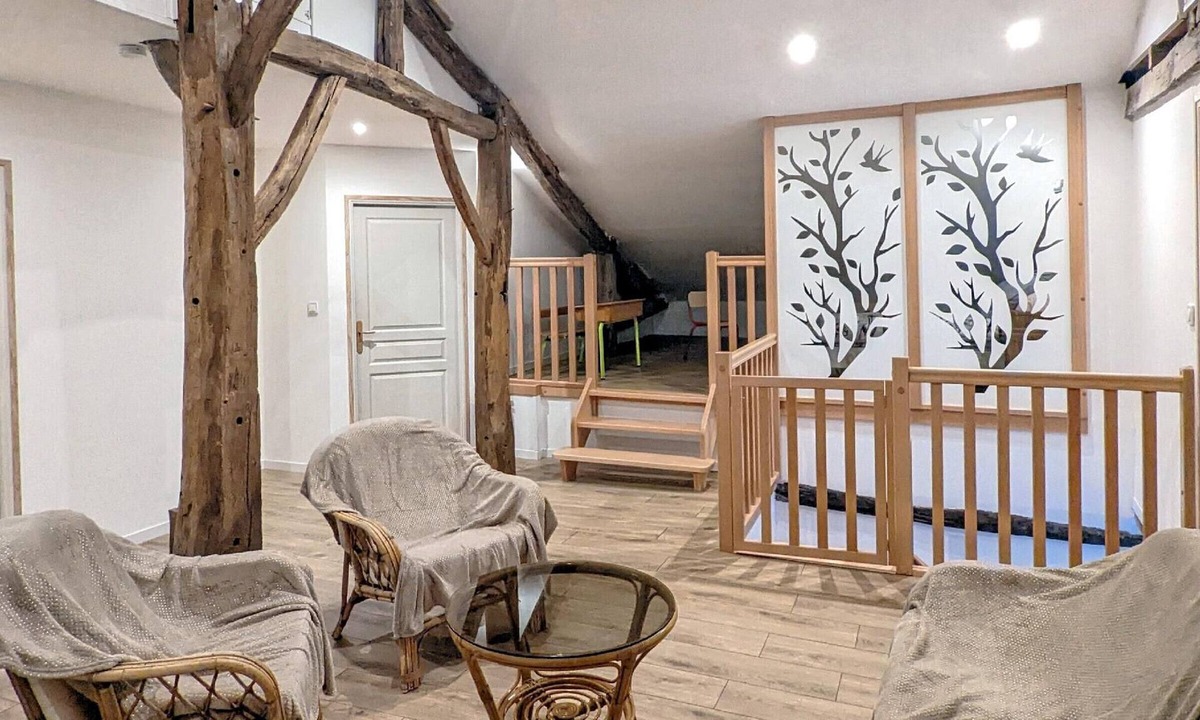 Anchenoncourt-et-Chazel Cottage | Spacious cottage with garden, fireplace, and wheelchair accessible