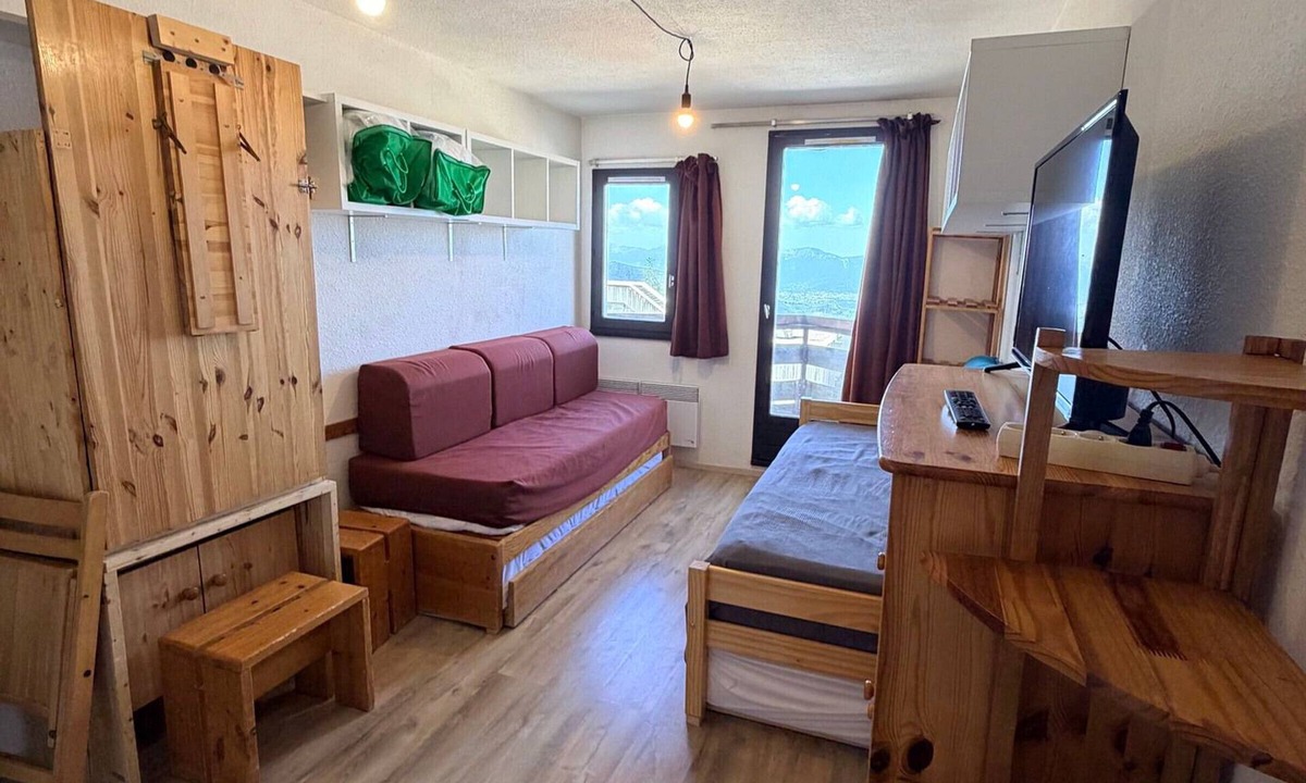 Prapoutel Apartment | Studio 3 pers, slopeside with balcony