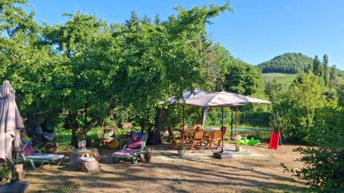 L'Etoile Apartment | Studio cosy climatisé 5 pers avec jardin vue vignes et nature
