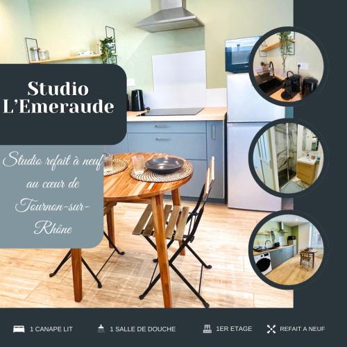 Tournon-sur-Rhone Apartment | Studio L'Émeraude