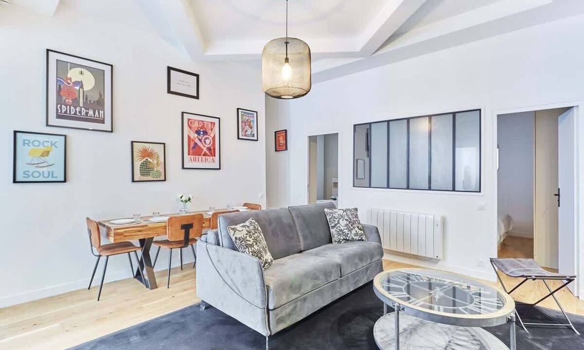 Charonne Apartment | Superb AC Loft 3 bdr - Paris Pere Lachaise