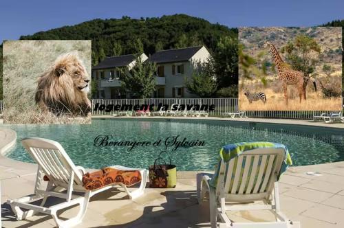 Saint-Geniez-d'Olt House | T3 la savane saint Geniez d'olt 2 piscines chauffées dans une charmante résidence de vacances