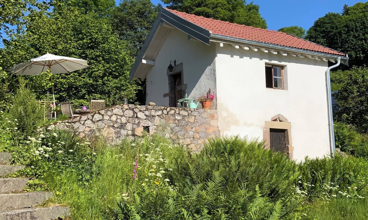 Francourt Cabin | Tiny House La Tourelle with natural swimming lake in a dreamlike Vosges landscape